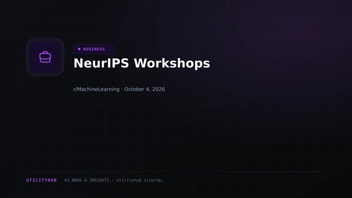 Visual reporting for NeurIPS Workshops