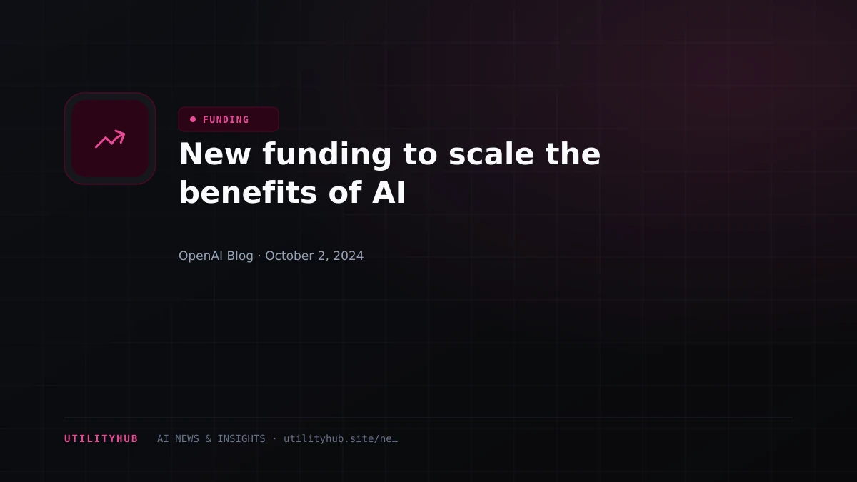 Visual reporting for New funding to scale the benefits of AI