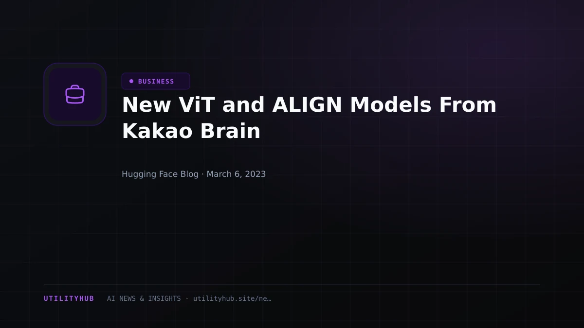 Visual reporting for New ViT and ALIGN Models From Kakao Brain