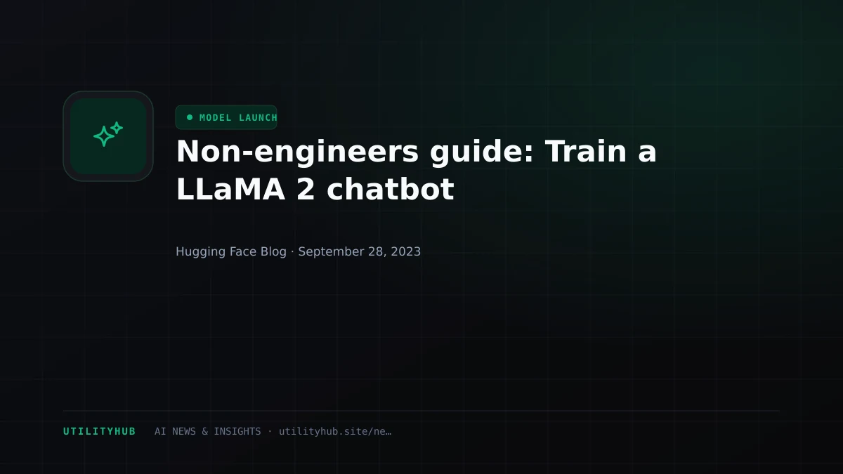Visual reporting for Non-engineers guide: Train a LLaMA 2 chatbot