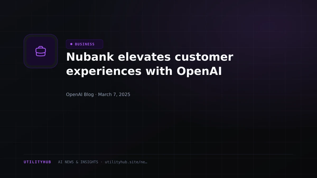 Visual reporting for Nubank elevates customer experiences with OpenAI