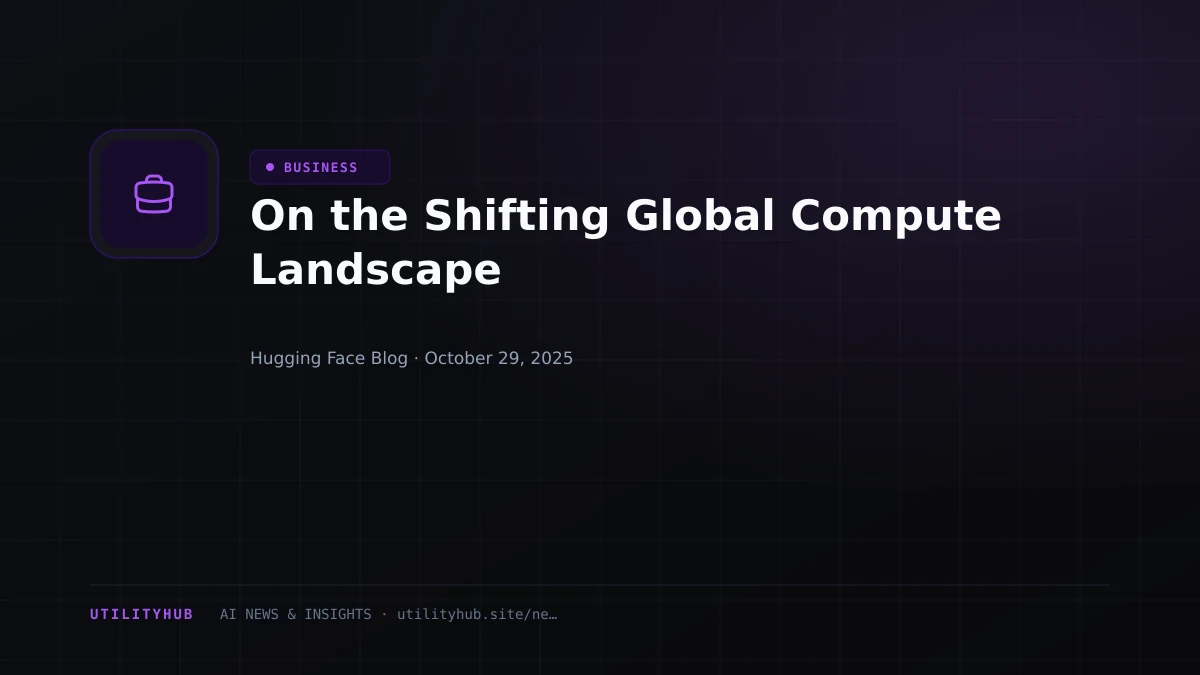 Visual for On the Shifting Global Compute Landscape