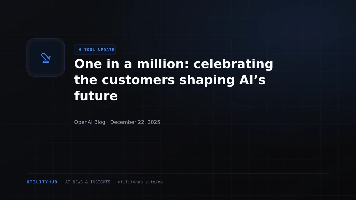 Visual for One in a million: celebrating the customers shaping AI’s future
