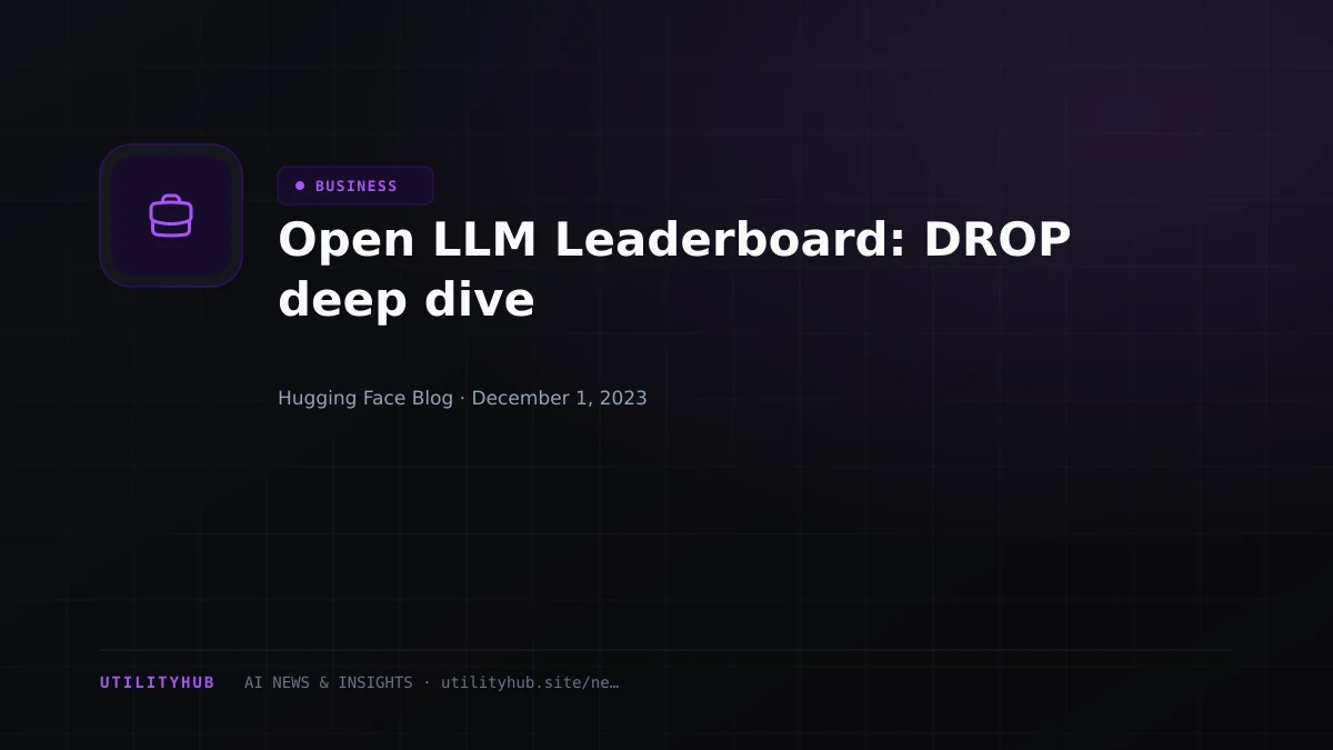 Visual reporting for Open LLM Leaderboard: DROP deep dive