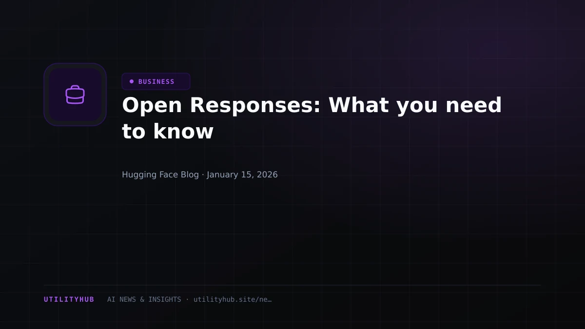 Visual for Open Responses: What you need to know