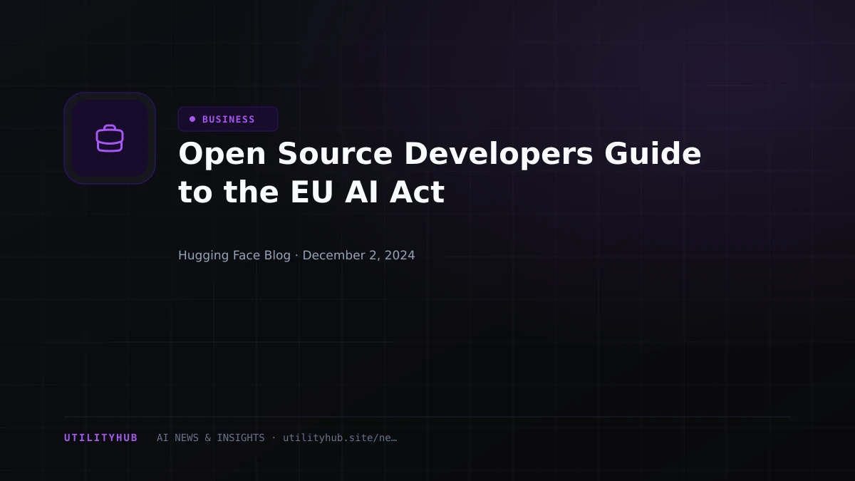 Visual reporting for Open Source Developers Guide to the EU AI Act
