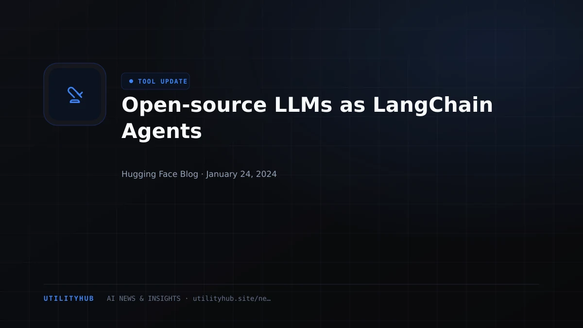 Visual reporting for Open-source LLMs as LangChain Agents