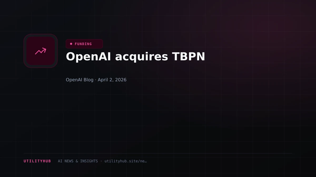 Visual for OpenAI acquires TBPN