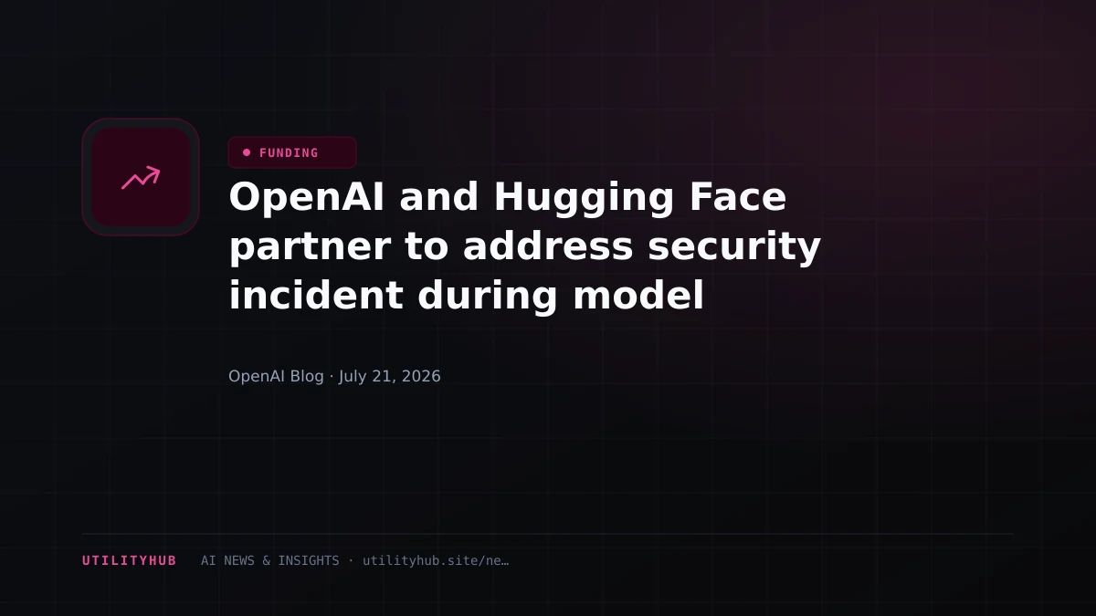 Visual for OpenAI and Hugging Face partner to address security incident during model evaluation