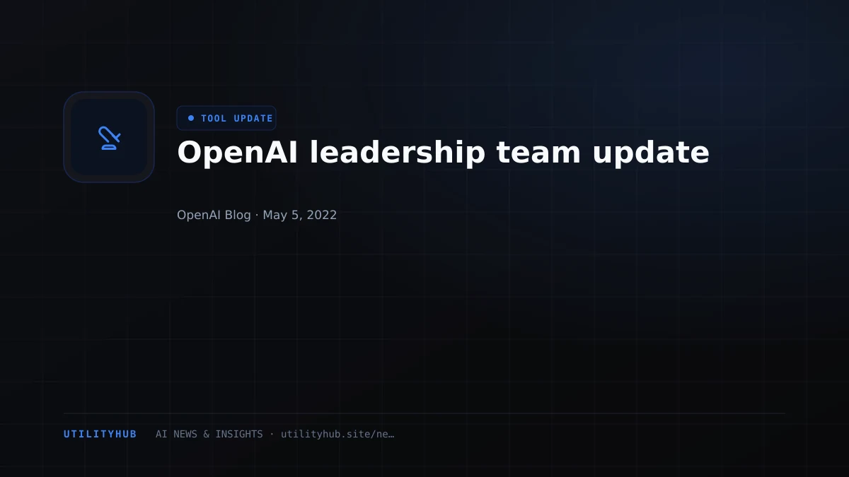 Visual reporting for OpenAI leadership team update