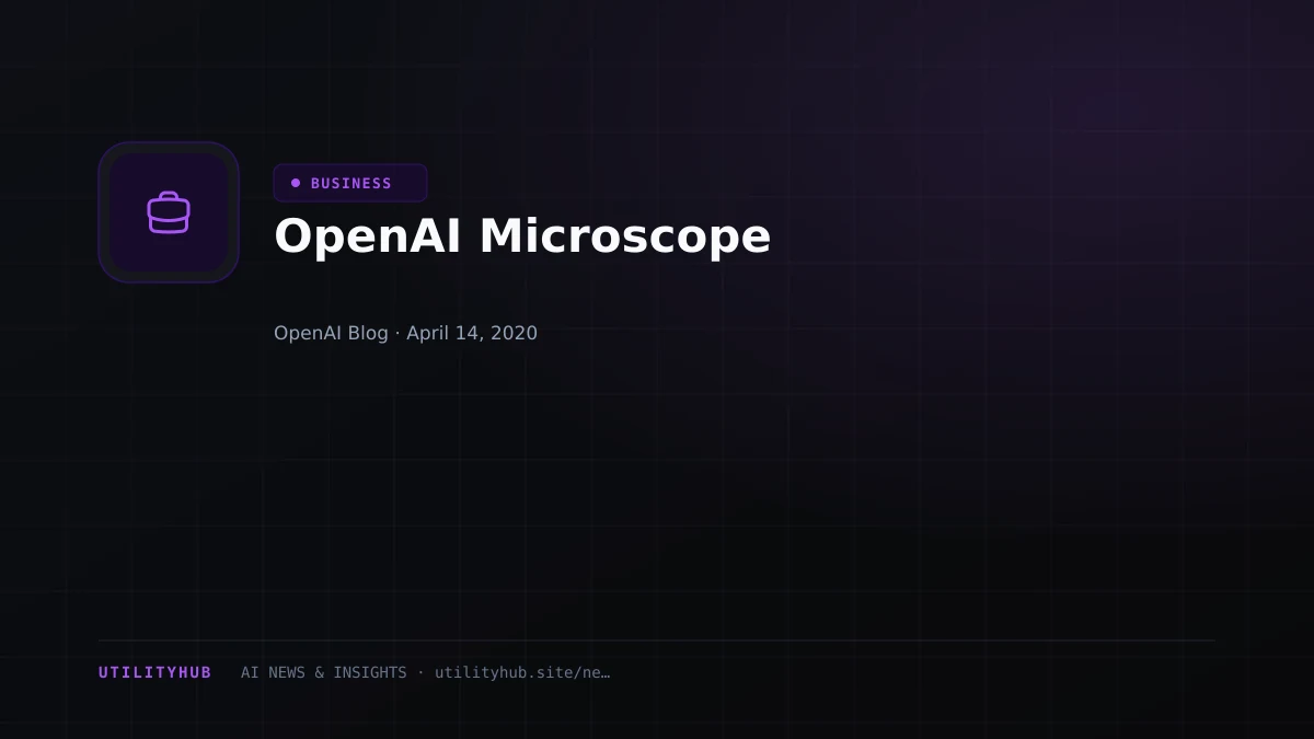 Visual reporting for OpenAI Microscope