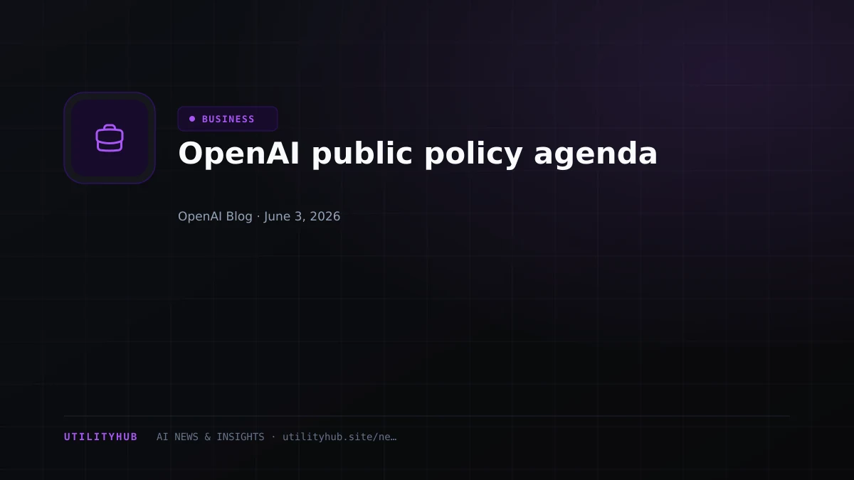 Visual for OpenAI public policy agenda