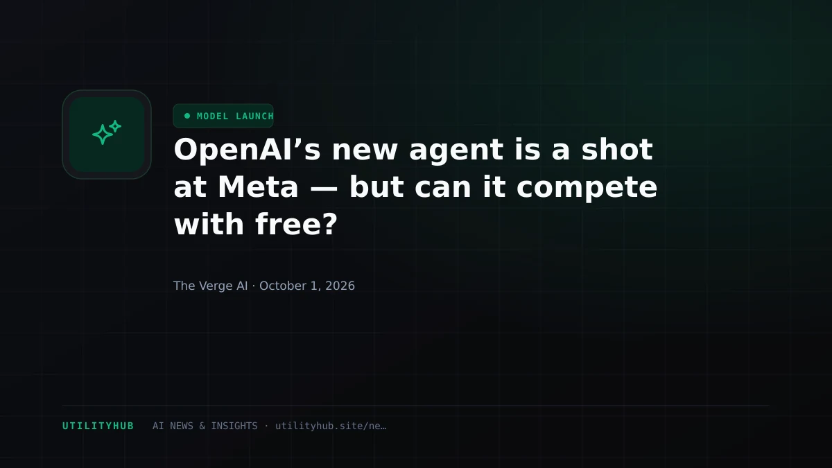 Visual reporting for OpenAI’s new agent is a shot at Meta — but can it compete with free?