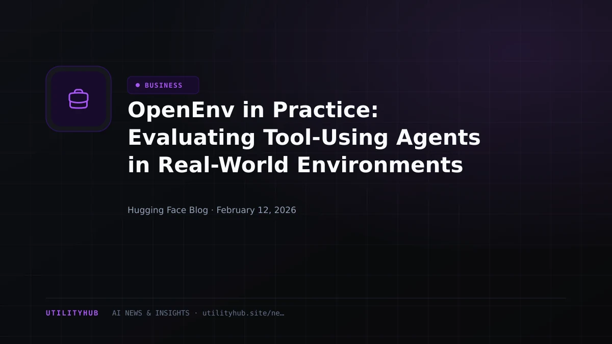 Visual for OpenEnv in Practice: Evaluating Tool-Using Agents in Real-World Environments