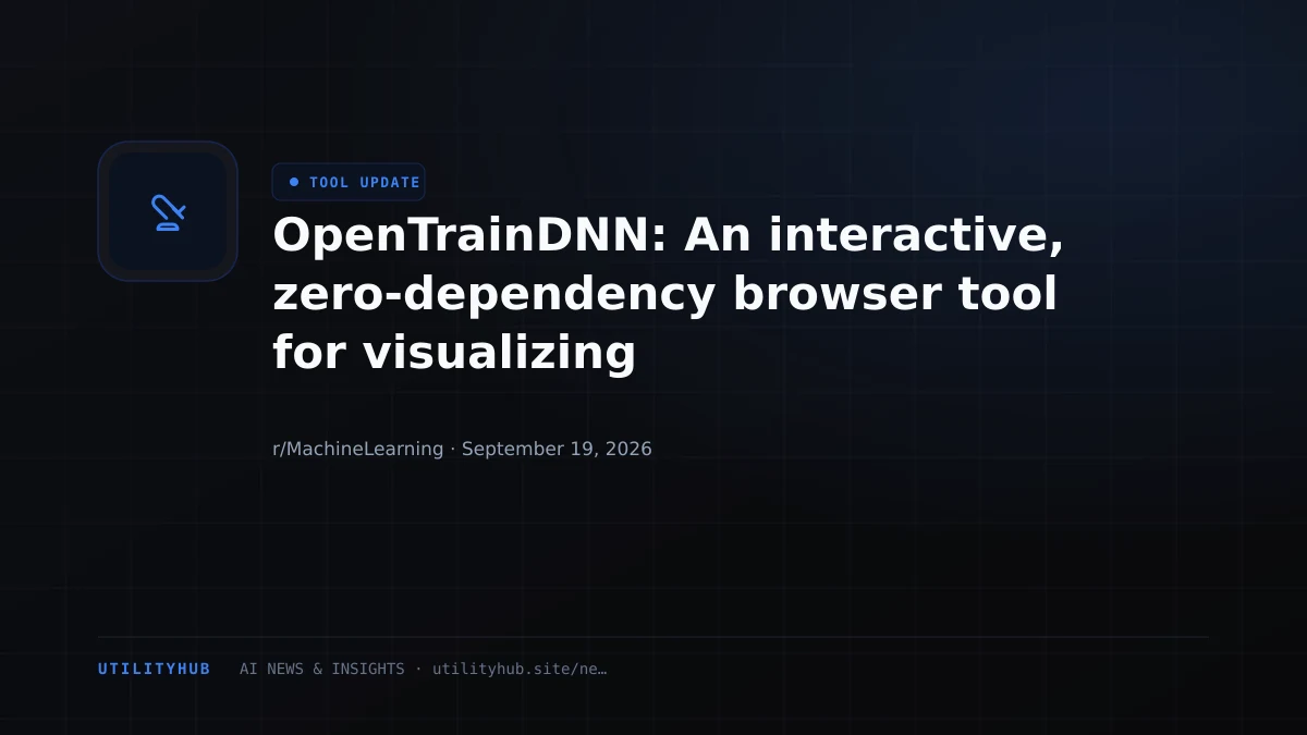 Visual for OpenTrainDNN: An interactive, zero-dependency browser tool for visualizing backpropagation in neural networks.