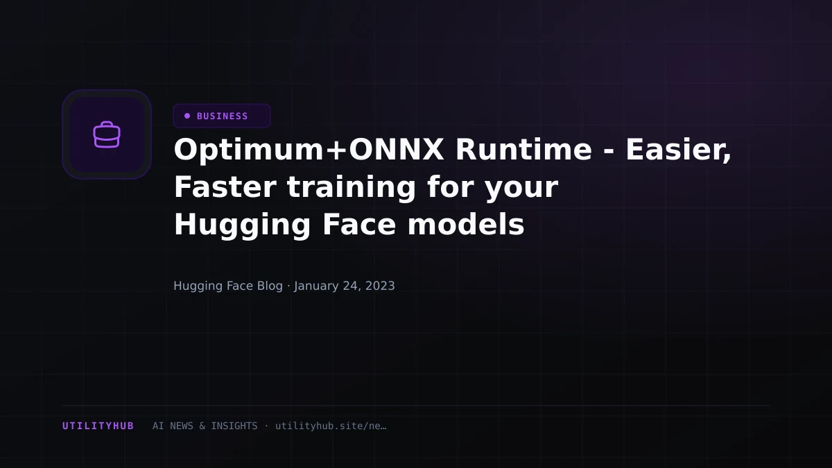 Visual reporting for Optimum+ONNX Runtime - Easier, Faster training for your Hugging Face models