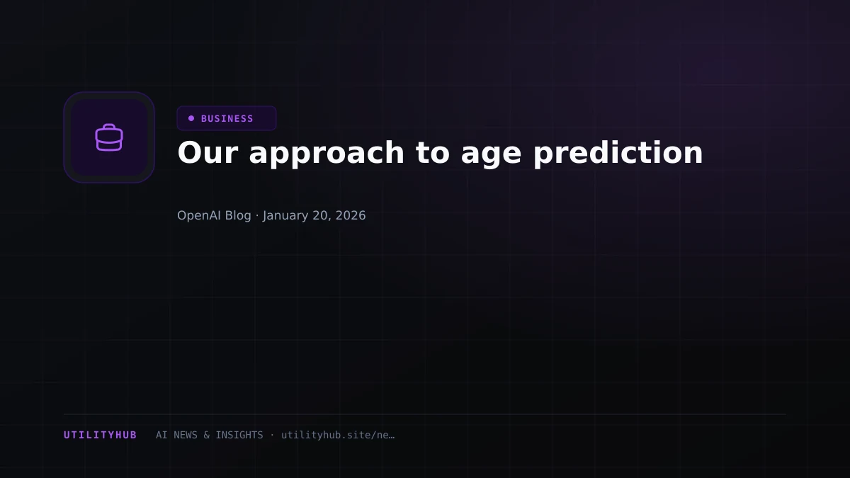 Visual for Our approach to age prediction