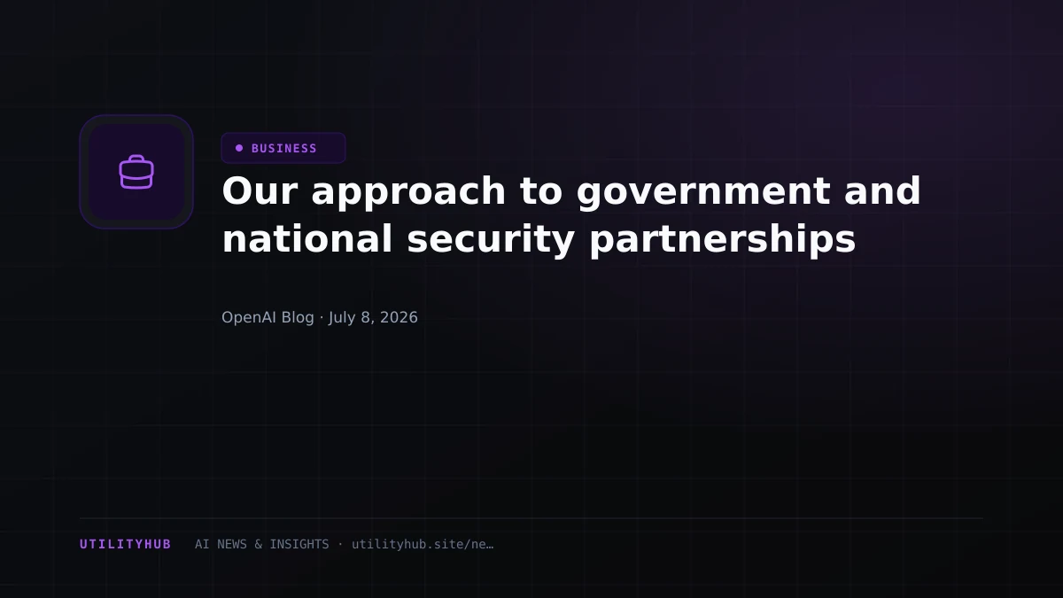 Visual for Our approach to government and national security partnerships