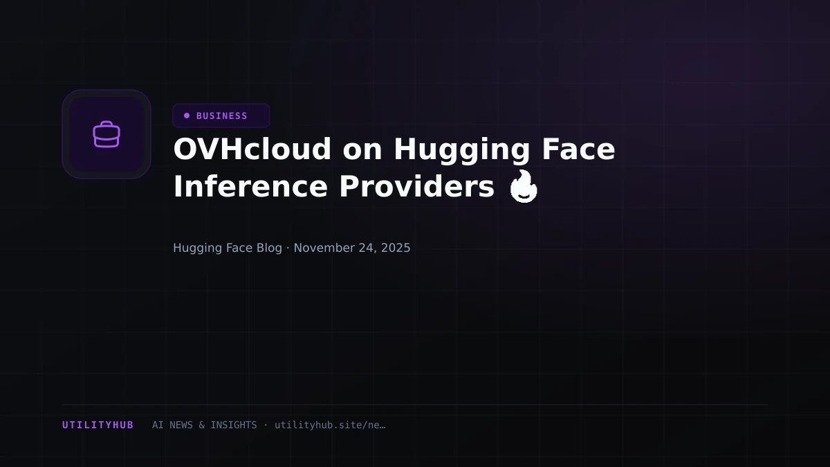 Visual for OVHcloud on Hugging Face Inference Providers 🔥