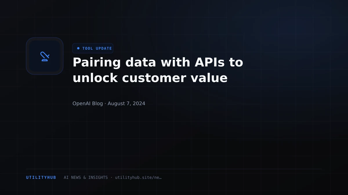 Visual reporting for Pairing data with APIs to unlock customer value