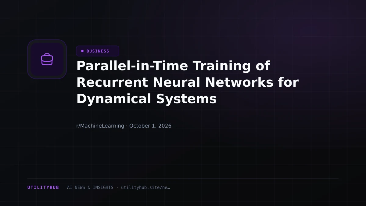 Visual reporting for Parallel-in-Time Training of Recurrent Neural Networks for Dynamical Systems Reconstruction