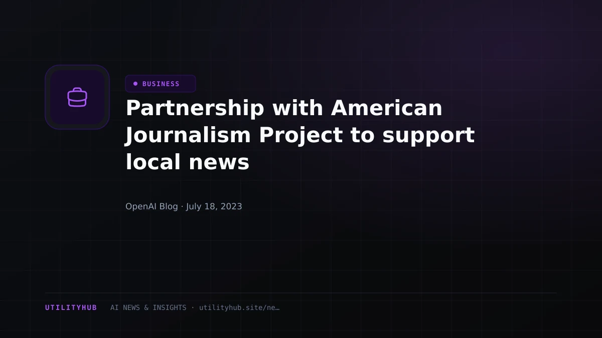 Visual reporting for Partnership with American Journalism Project to support local news