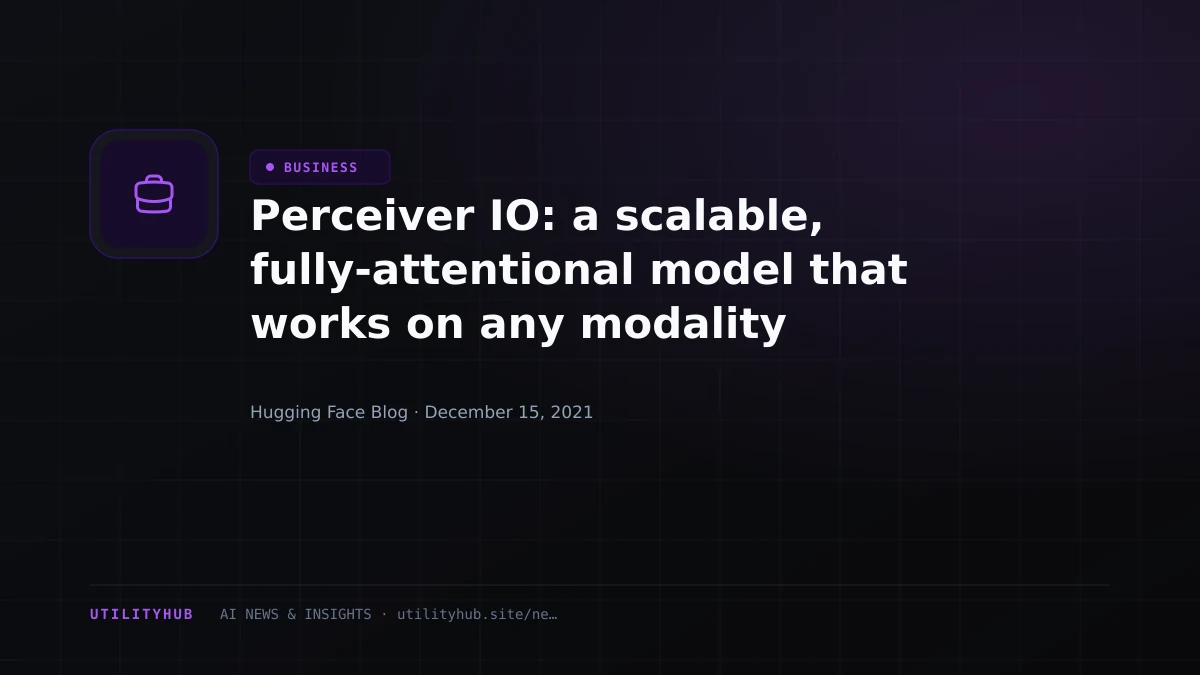 Visual reporting for Perceiver IO: a scalable, fully-attentional model that works on any modality