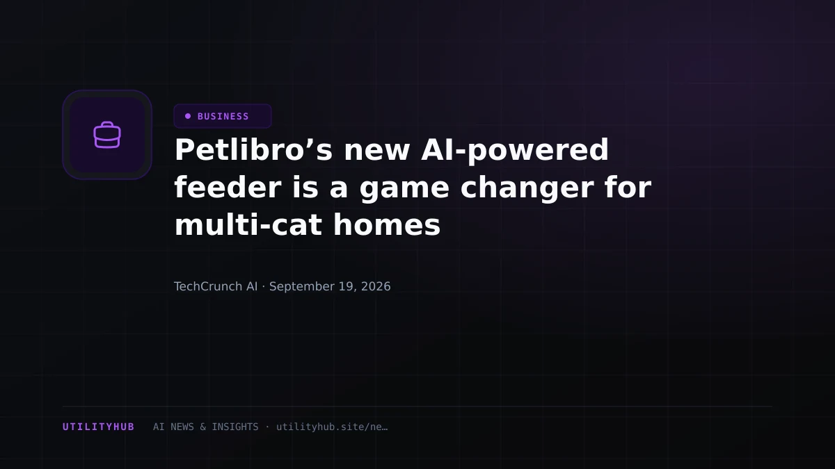 Petlibro’s new AI-powered feeder is a game changer for multi-cat homes