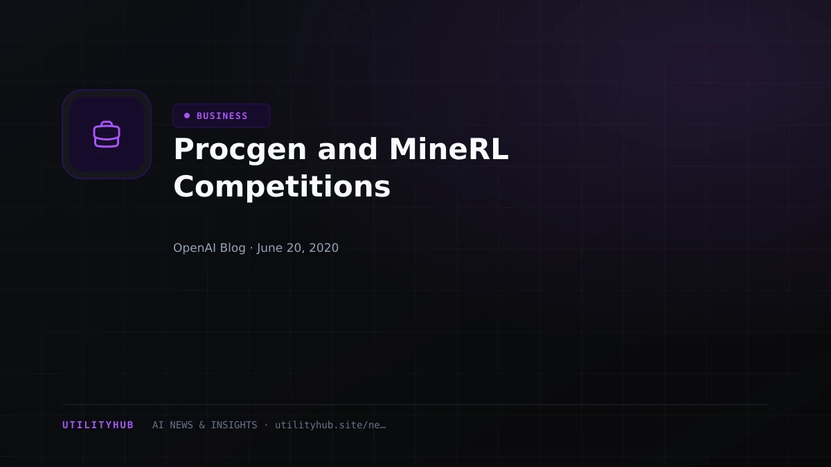 Visual reporting for Procgen and MineRL Competitions