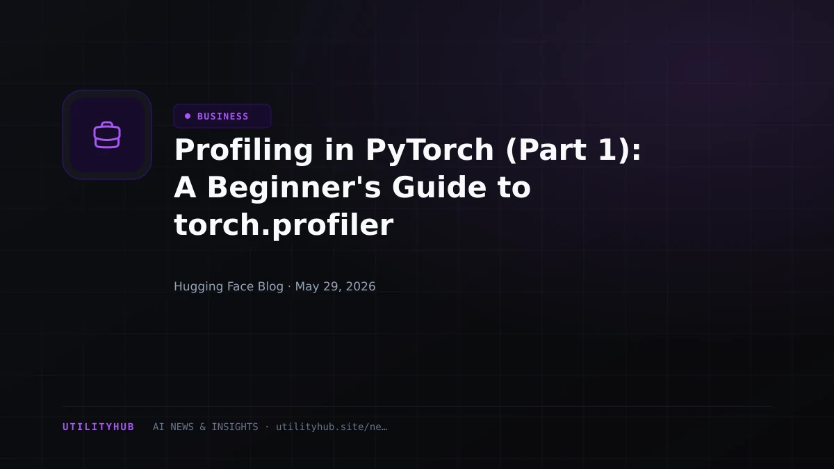 Visual for Profiling in PyTorch (Part 1): A Beginner's Guide to torch.profiler