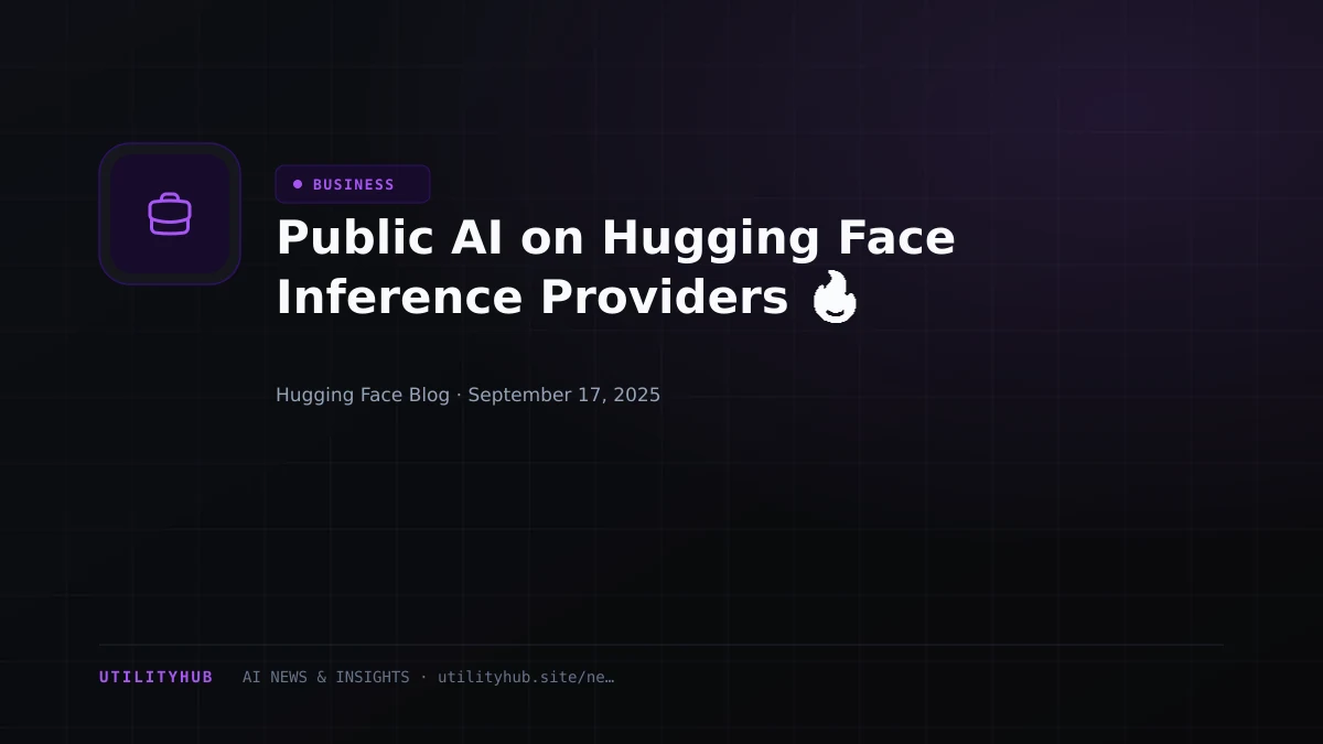 Visual for Public AI on Hugging Face Inference Providers 🔥