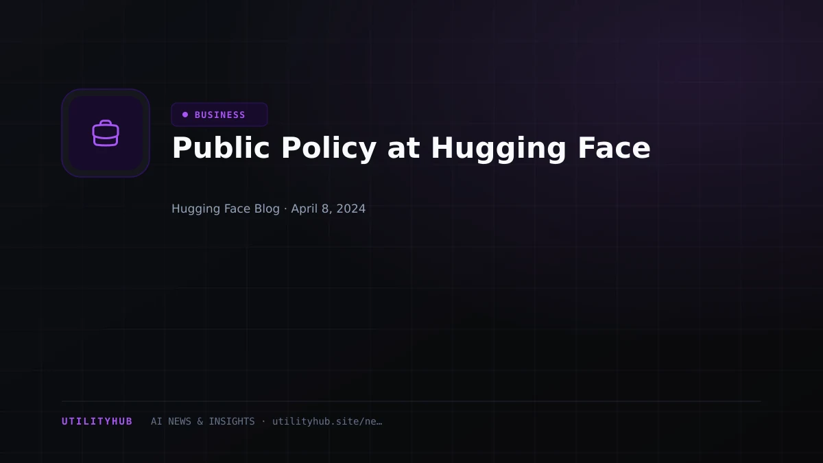 Visual reporting for Public Policy at Hugging Face