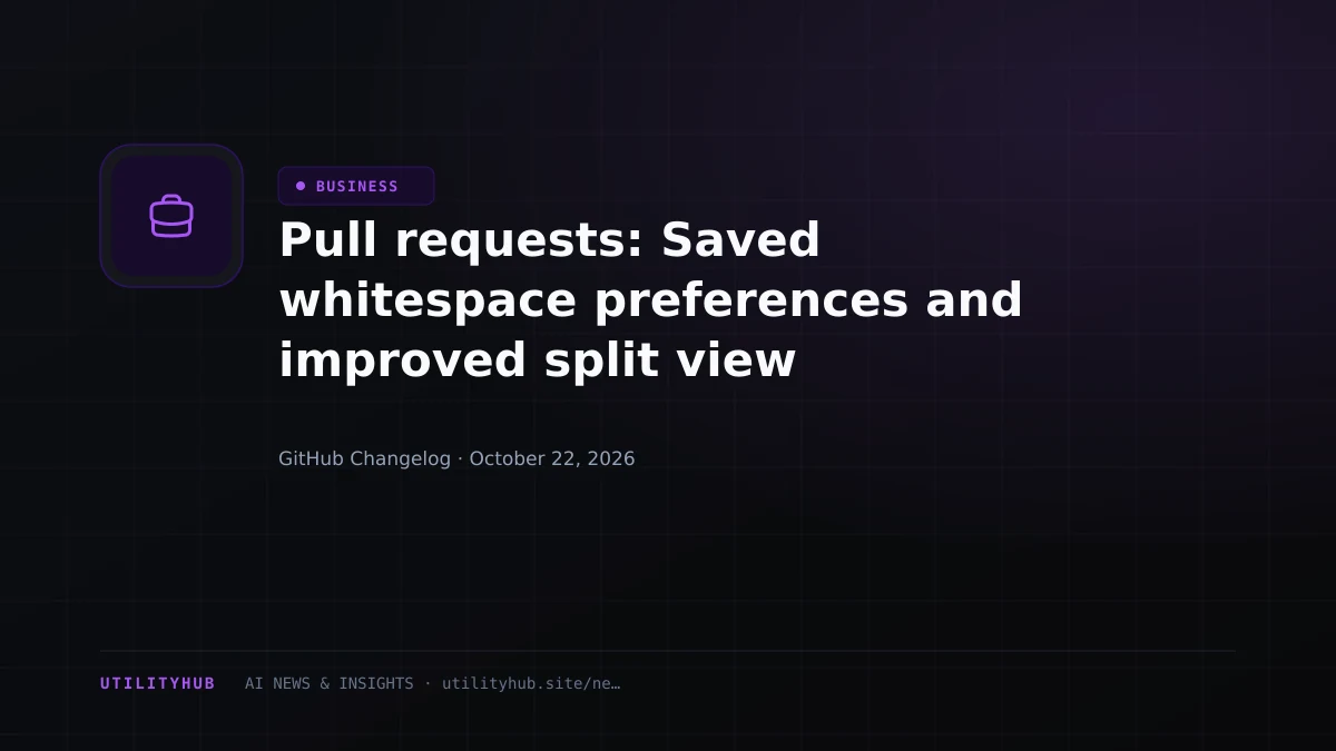 Visual reporting for Pull requests: Saved whitespace preferences and improved split view