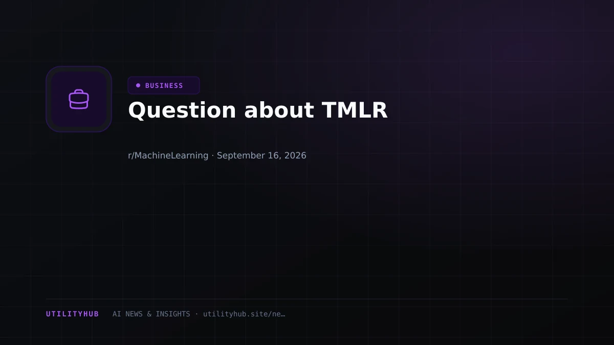 Visual for Question about TMLR