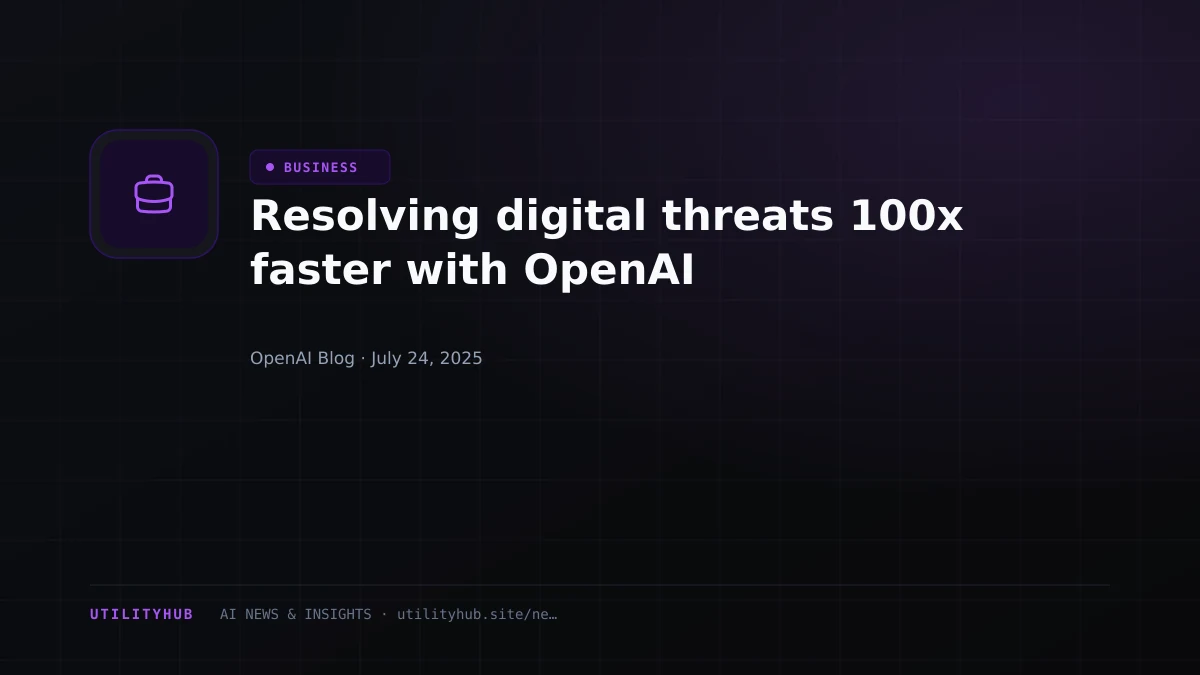 Visual reporting for Resolving digital threats 100x faster with OpenAI