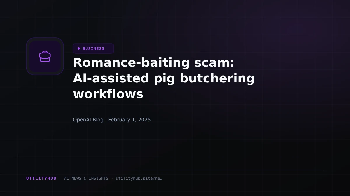 Visual reporting for Romance-baiting scam: AI-assisted pig butchering workflows