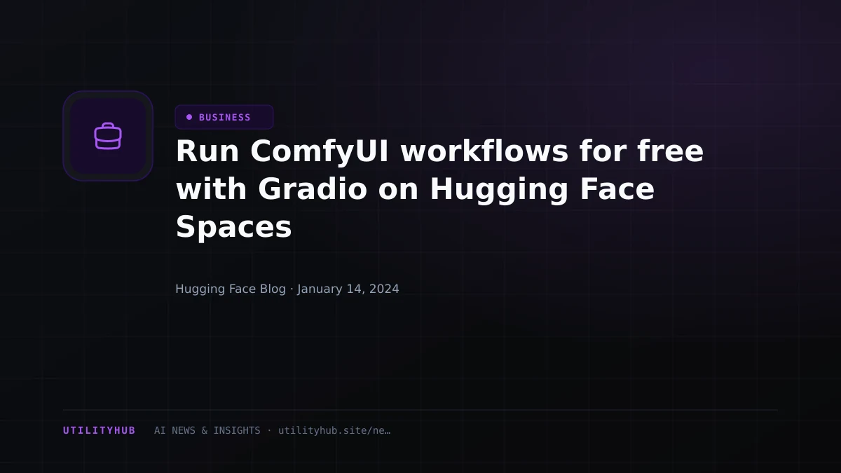 Visual reporting for Run ComfyUI workflows for free with Gradio on Hugging Face Spaces