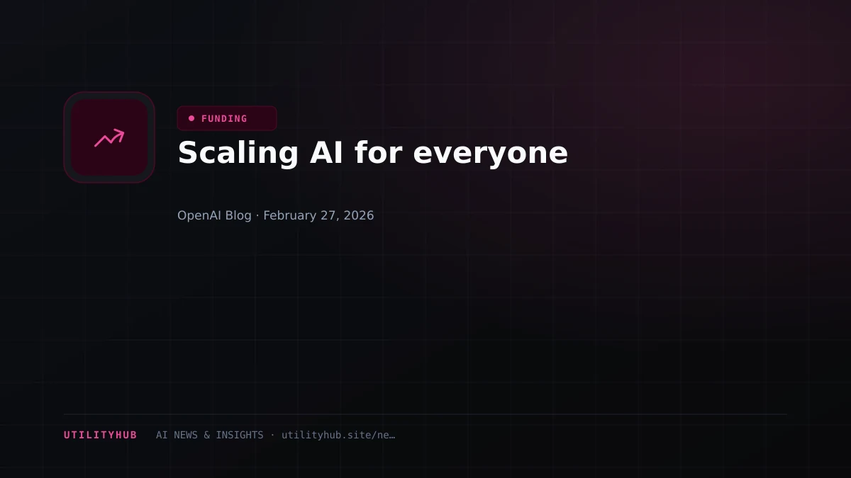 Visual for Scaling AI for everyone
