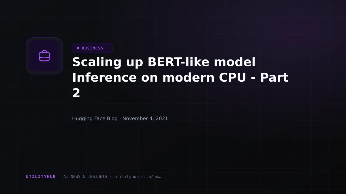 Visual reporting for Scaling up BERT-like model Inference on modern CPU - Part 2