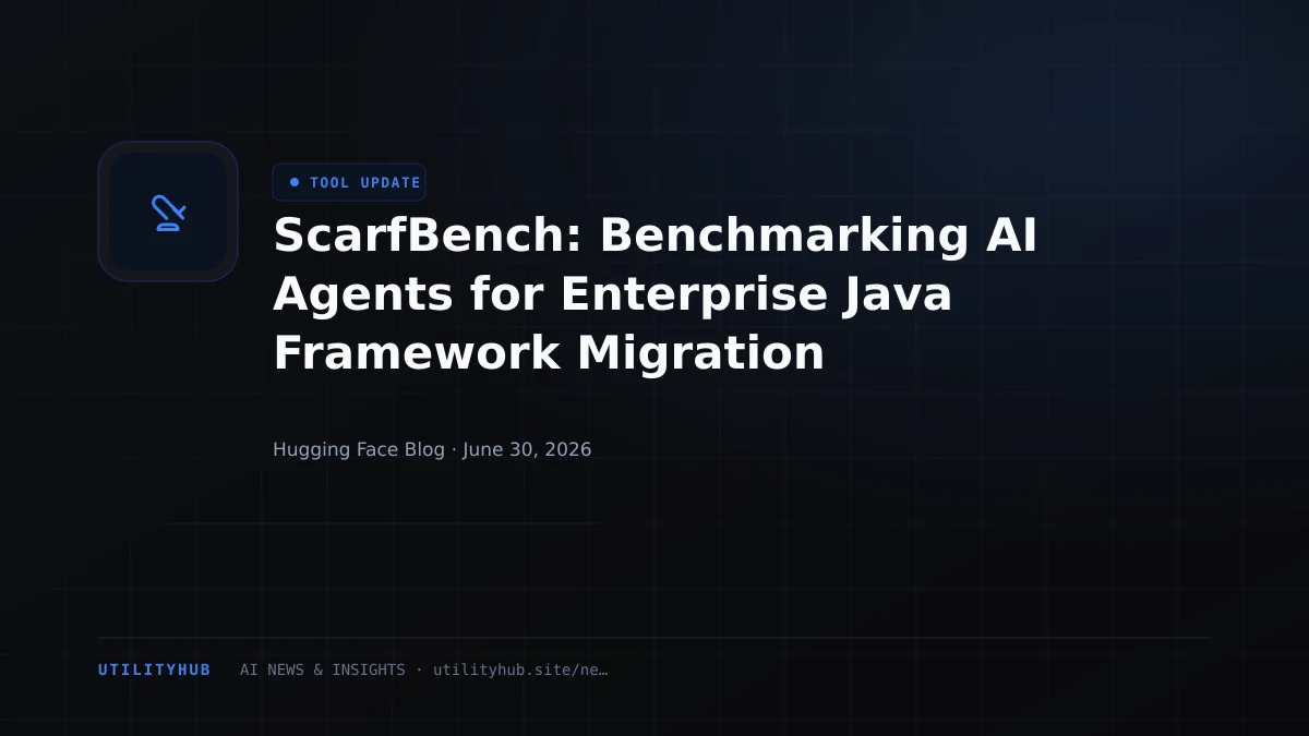 Visual for ScarfBench: Benchmarking AI Agents for Enterprise Java Framework Migration