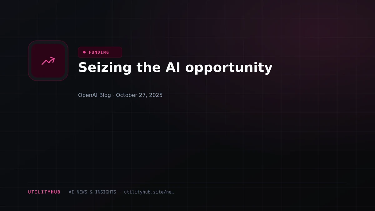 Visual for Seizing the AI opportunity