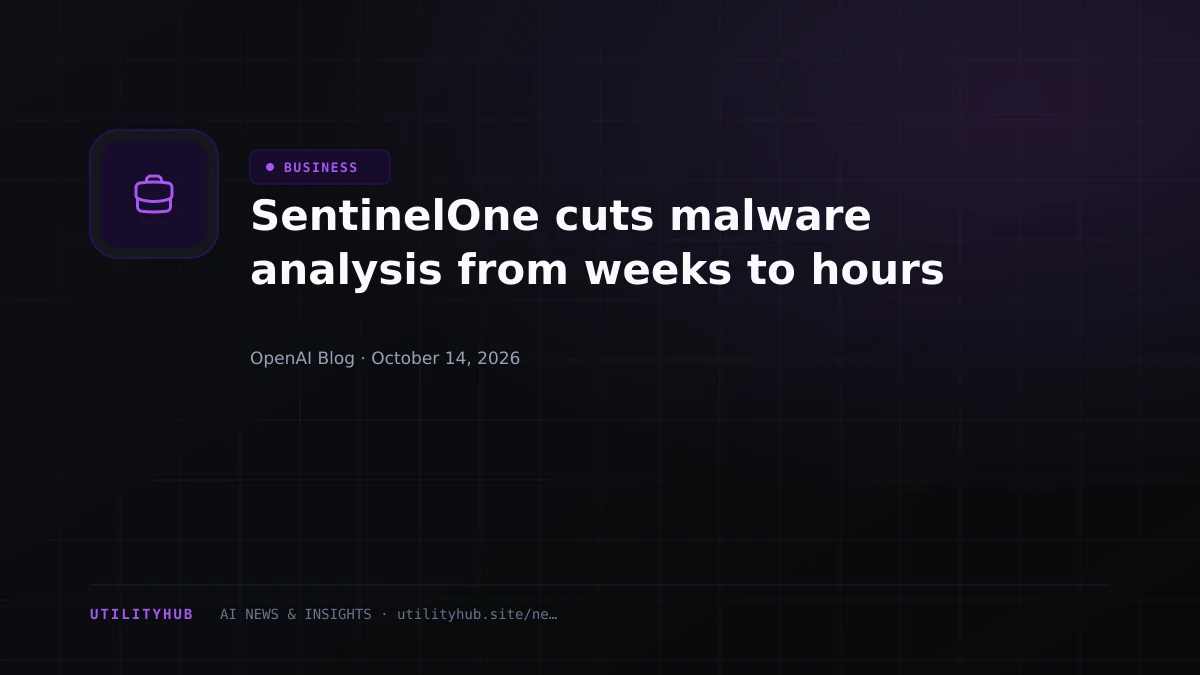 Visual reporting for SentinelOne cuts malware analysis from weeks to hours
