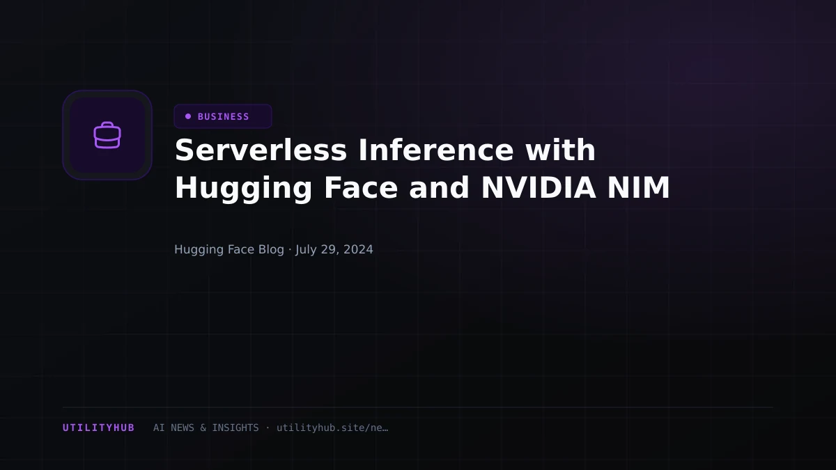 Visual reporting for Serverless Inference with Hugging Face and NVIDIA NIM