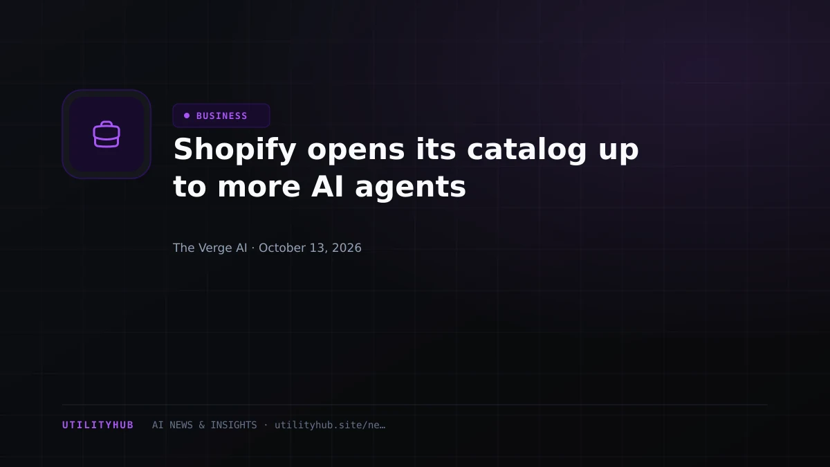 Visual reporting for Shopify opens its catalog up to more AI agents