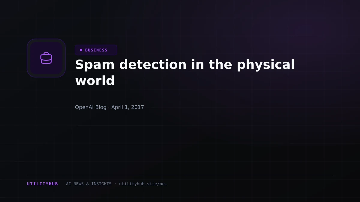 Visual reporting for Spam detection in the physical world