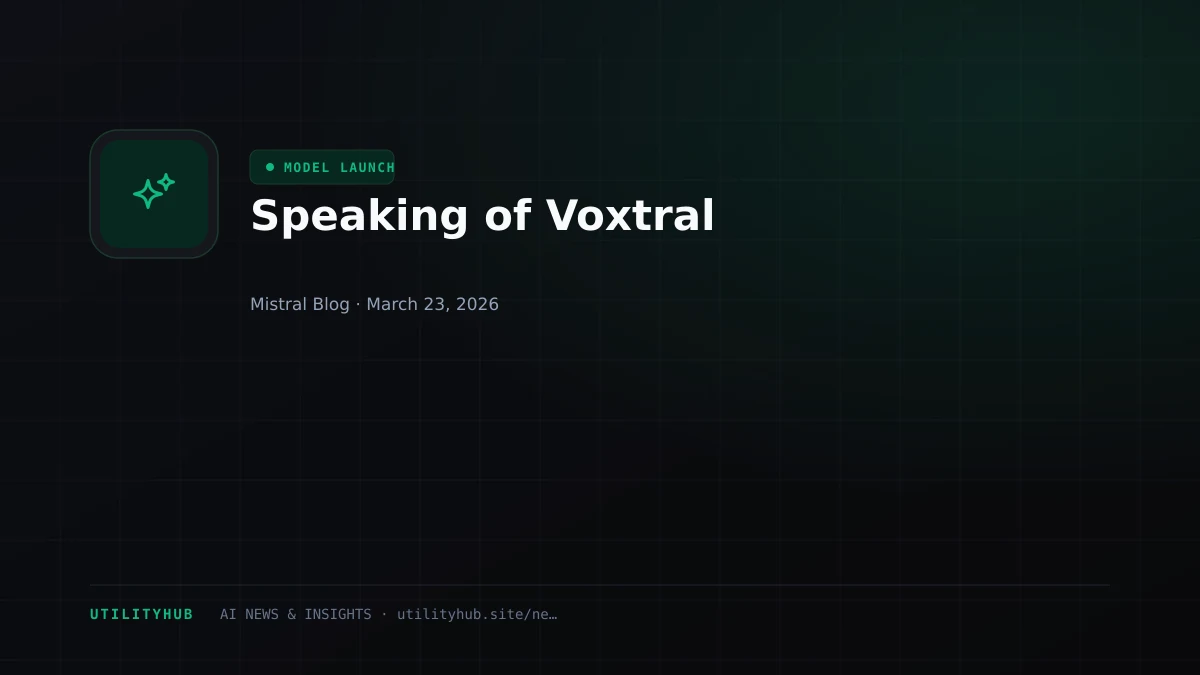 Visual for Speaking of Voxtral