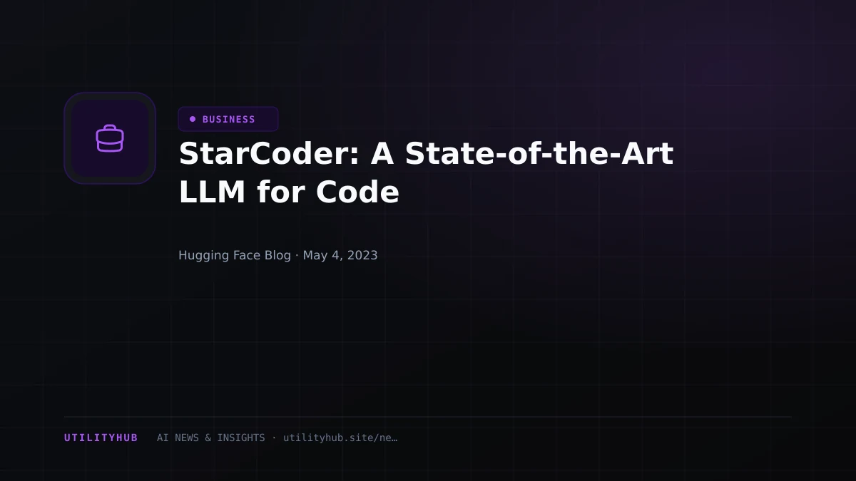 Visual reporting for StarCoder: A State-of-the-Art LLM for Code