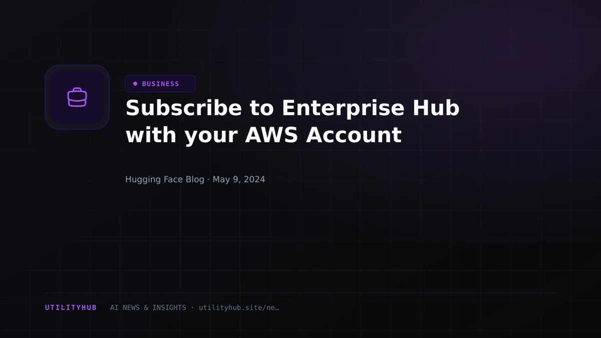 Visual reporting for Subscribe to Enterprise Hub with your AWS Account