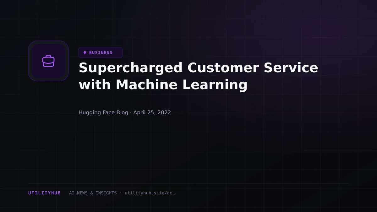 Visual reporting for Supercharged Customer Service with Machine Learning