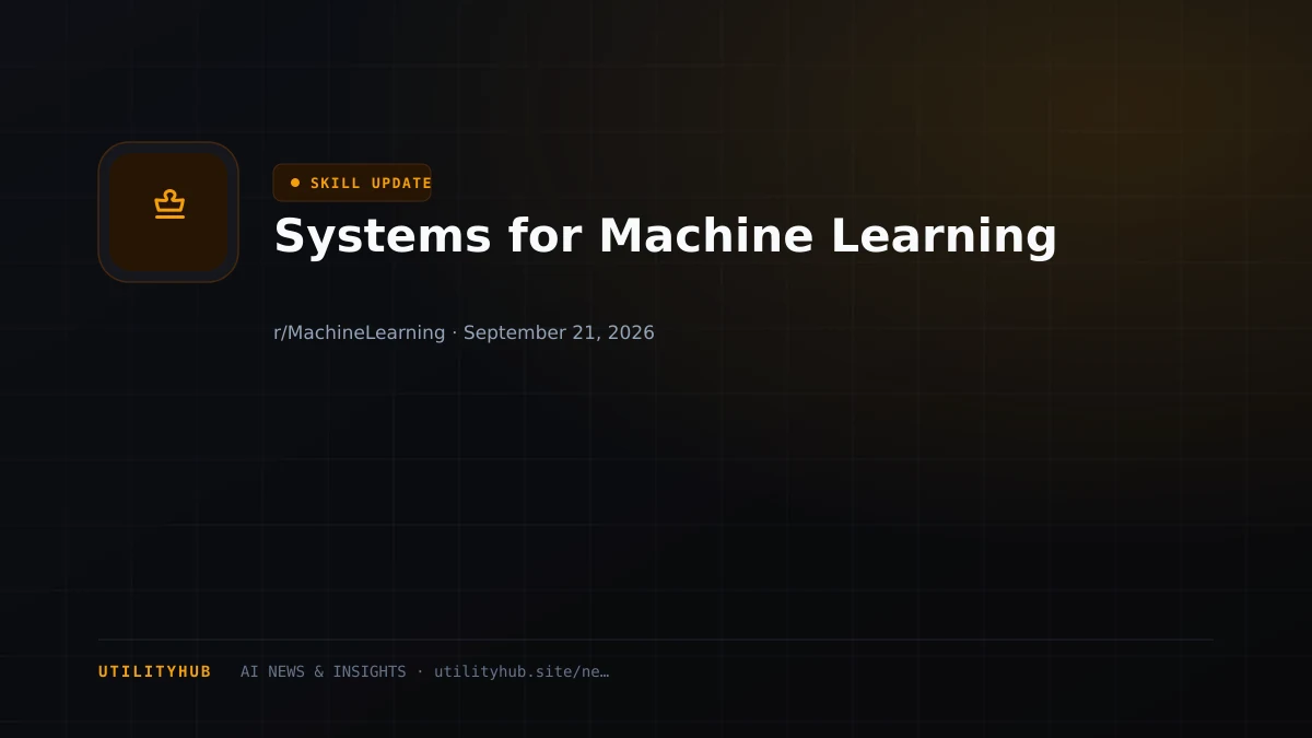 Visual for Systems for Machine Learning
